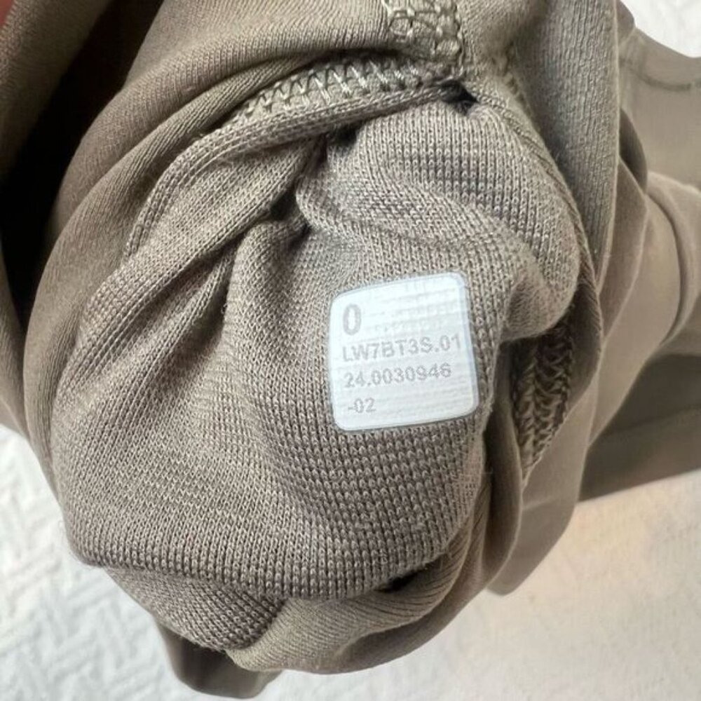 Lululemon Align HR High Rise Short 6" Size 0 Taupetastic Beige Brand New NWT - Picture 5 of 8